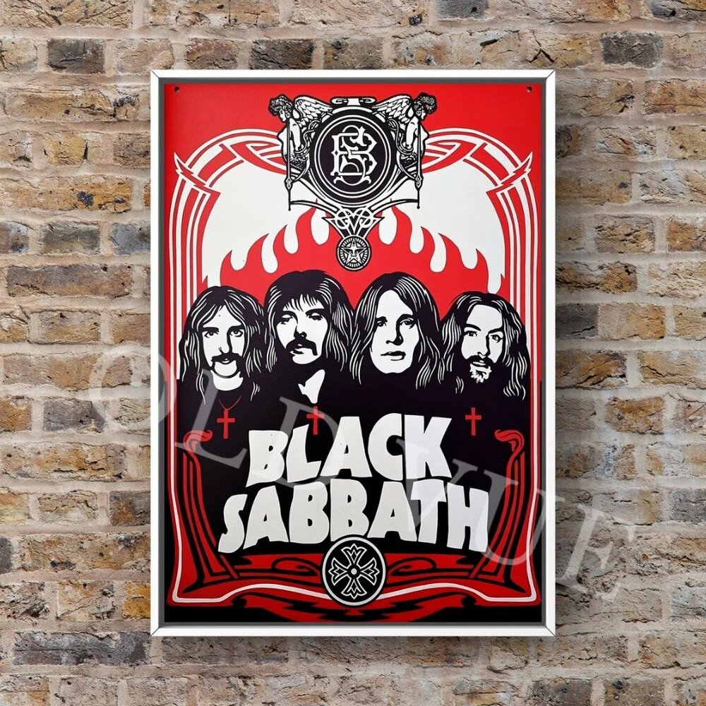 Black Sabbath Poster Gift For Fans Music 170